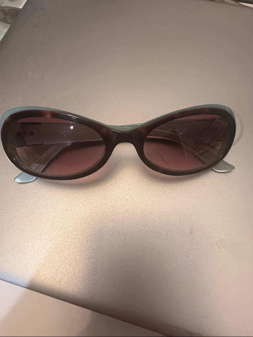 Oval Sunglasses , Tortoise Brown, Light Blue, Green- Classic Style Ralph Lauren